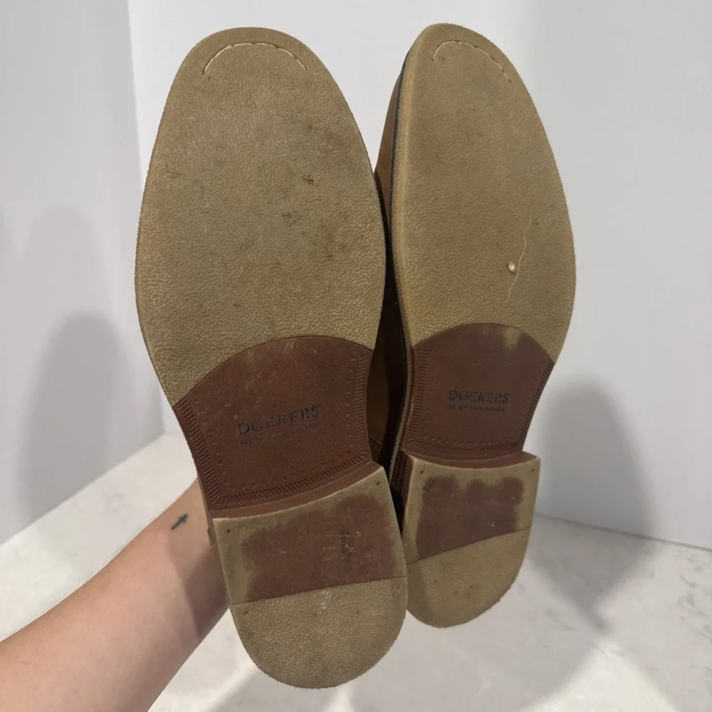 Docker's Men's Shoes, Tan, Size 9.5 Excellent Condition